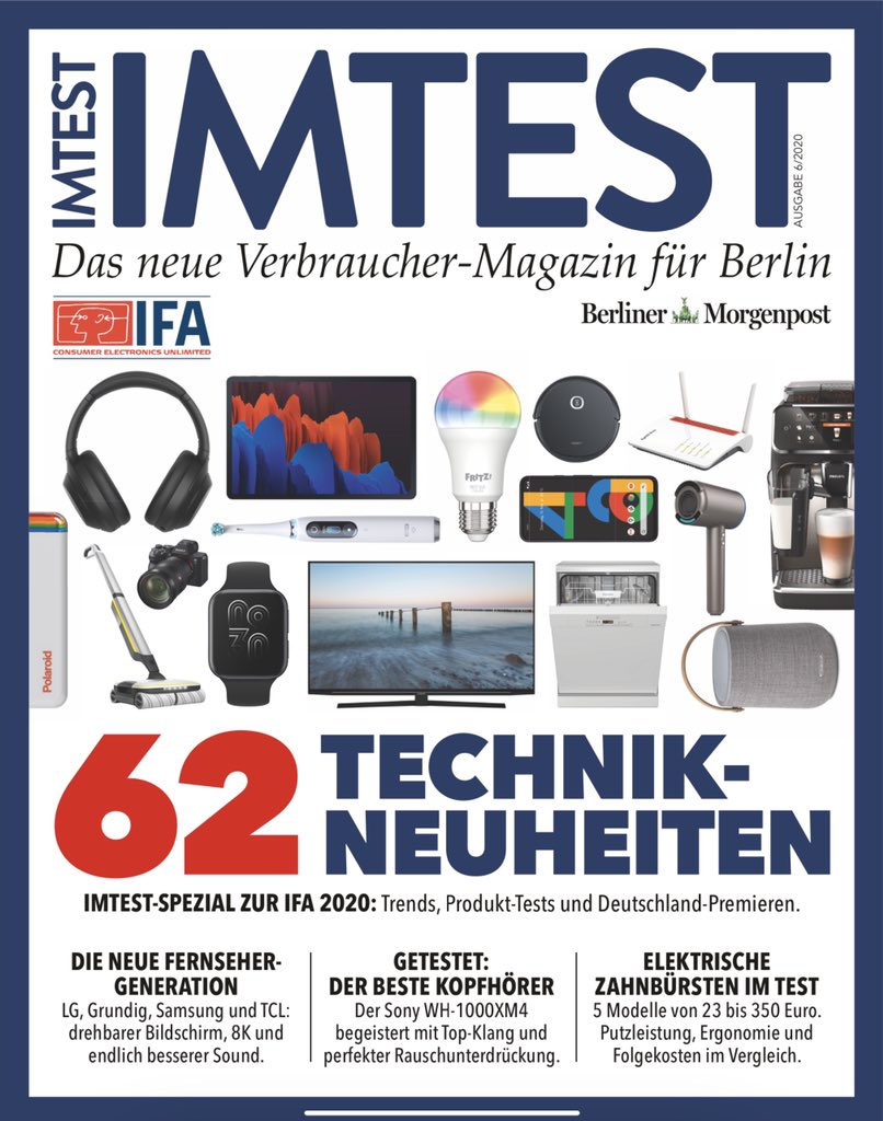 AxelTelzerow's tweet photo. Guten Morgen. Wer es vielleicht nicht zur #IFA20 schafft... wir haben da mal was vorbereitet. 🚀🚀🚀 https://t.co/fshdI7QFra