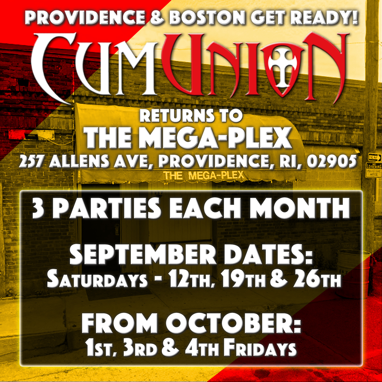 CumUnion on Twitter: "CumUnion returns to The Mega-Plex in Providence