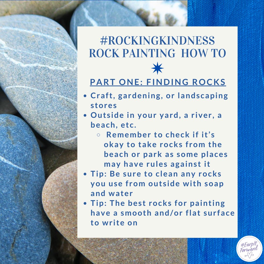  #ROCKINGKINDNESS ROCK PAINTING HOW TO - PART ONE - Finding Rocks