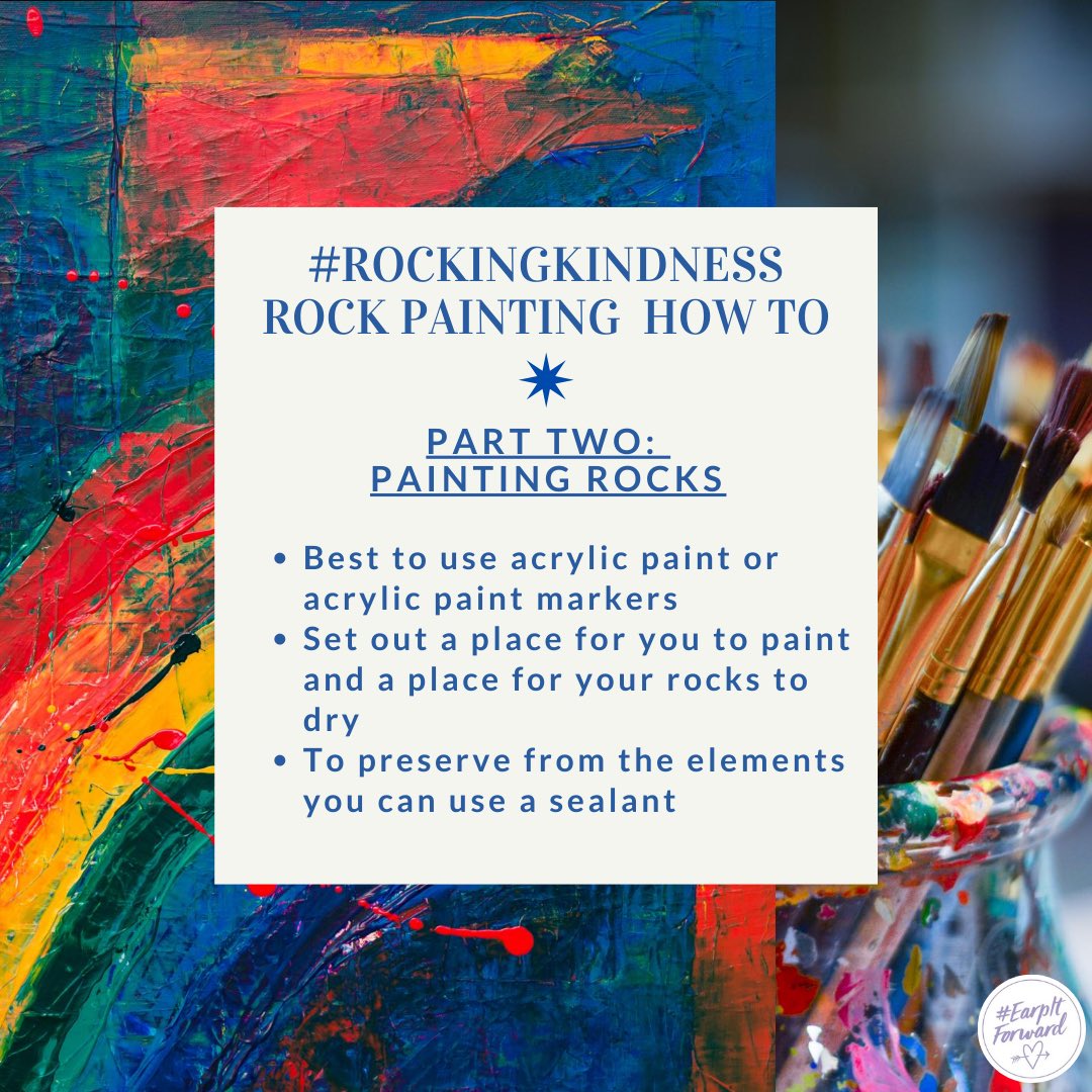  #ROCKINGKINDNESS ROCK PAINTING HOW TO - PART TWO - Painting Rocks