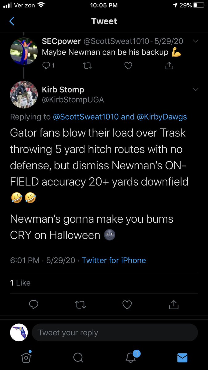 I’ll give Jamie Newman credit for one thing, KirbStomp. His accuracy when it comes to navigating his way out of the Georgia football program is second to none   https://twitter.com/KirbStompUGA/status/1266489941778980865