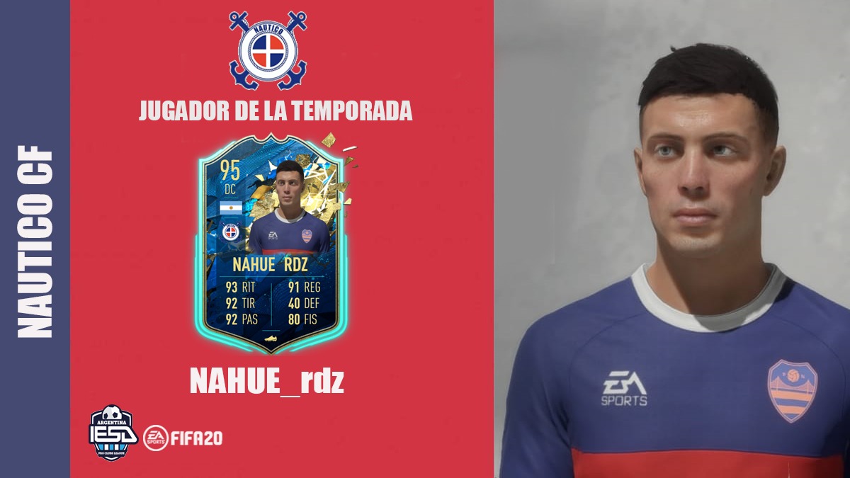 <a href="/NahueRDZ/">Nahuel</a> JUGADOR DE LA TEMPORADA!

Sumando ambas competencias, aportó:

⚽ 23 goles
👟 9 asistencias

🔴🔵⚪