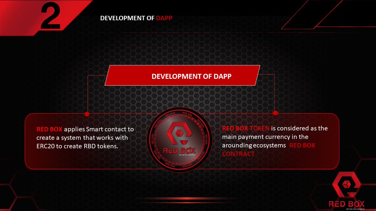 RedBoxDapp's tweet image. 👉 DEVELOPMENT OF DAAP