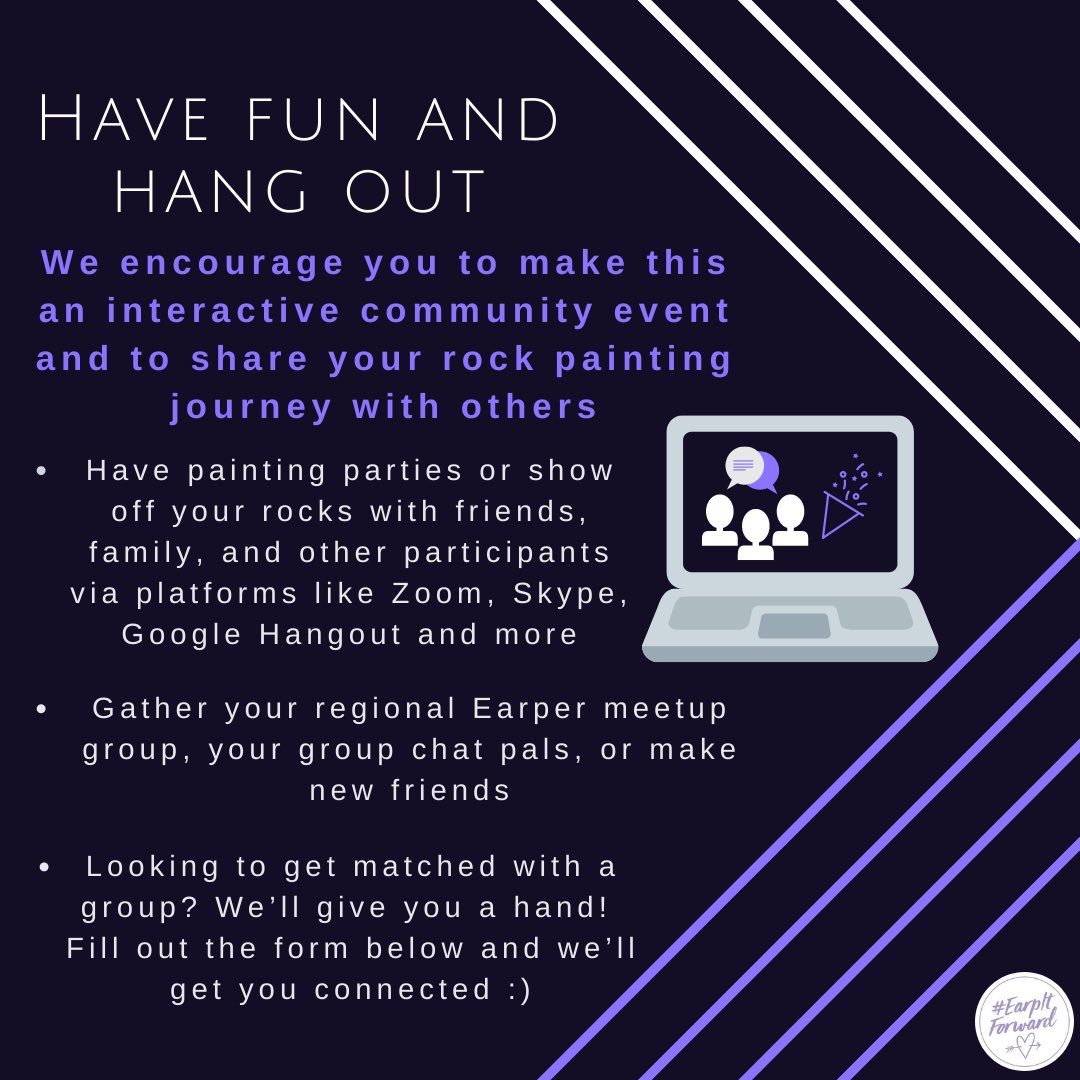  #ROCKINGKINDNESS WEEKEND HAVE FUN AND HANG OUTWe encourage you to make this an interactive community event and to share your rock painting journey with others
