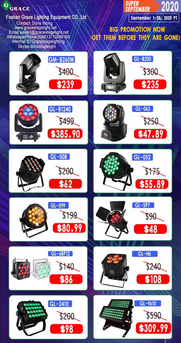 Gracestagelight's tweet image. Grace Stage Lighting #BigPromotion #bigsales #ledstagelight #stagelighting 🎉🎊🎉🎊