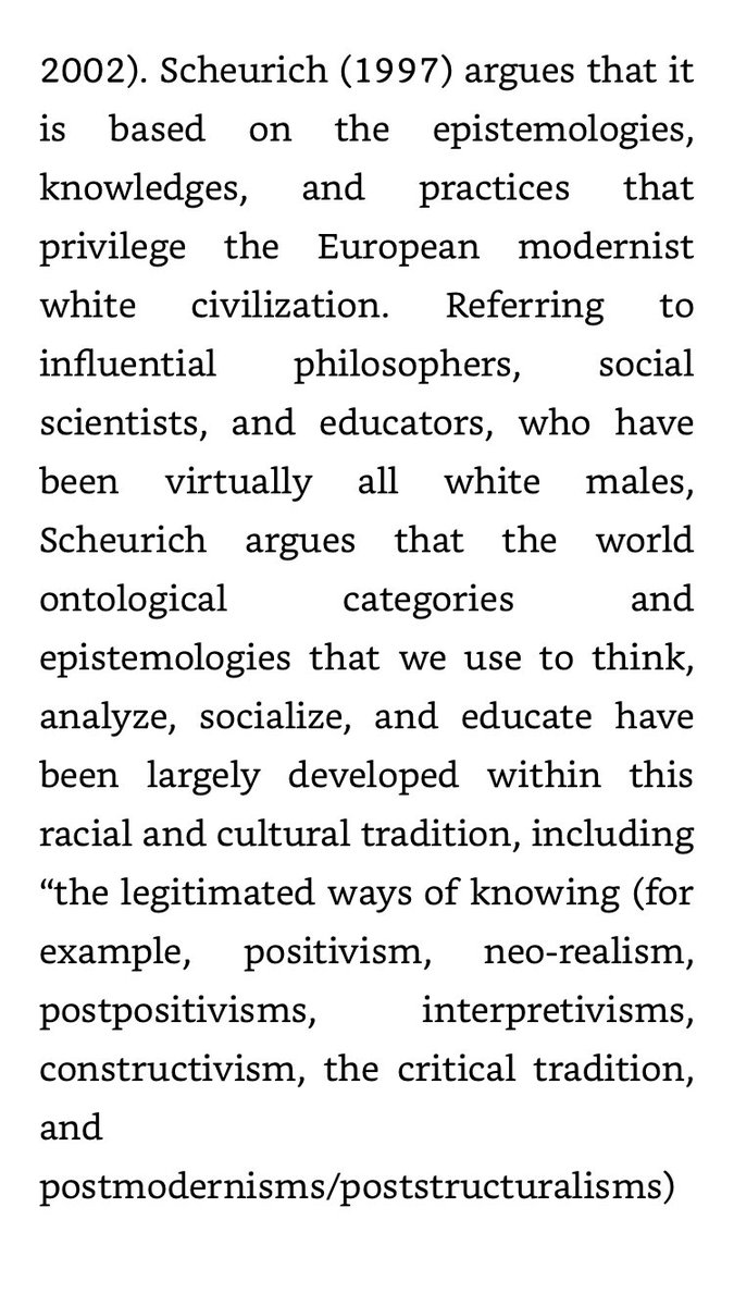 WOCinELT's tweet photo. Kubota &amp; Lin (2009) on Kinds of Racisms (2)

In “Race, Culture, &amp; Identities in Second Language Education: Exploring Critically Engaged Practice”
edited by Kubota &amp; Lin

#WOCinELT #ReadWOC 
#ELT #TESOL #ESL #EFL 
#NativeSpeakerism 
#ELTSoWhite
#EnglishTeachingSoWhite https://t.co/EajZUlRVGX