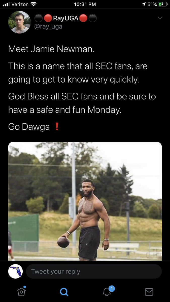 I’ll give you this, Ray: we did get to know Jamie Newman’s name very quickly... just not for the reason you had in mind.No, we got to know his name because he set the record for the shortest amount of time a QB played for Kirby Smart before peacing.  https://twitter.com/ray_uga/status/1280103041543229440