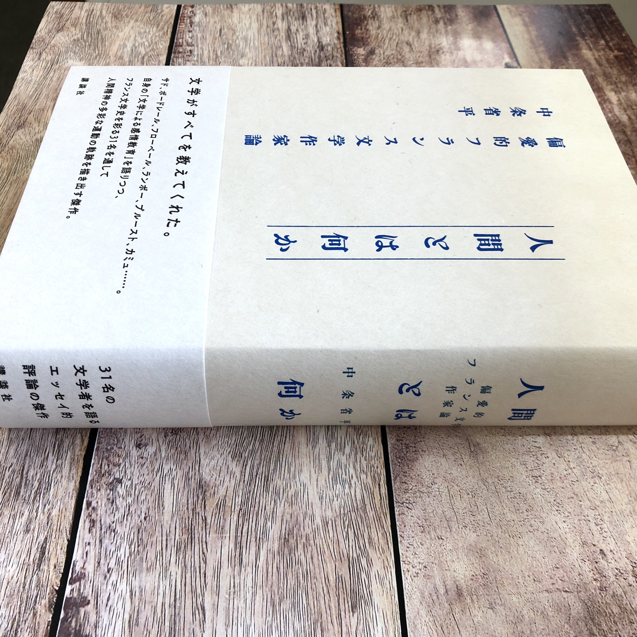 群像 中条省平さんの 人間とは何かーー偏愛的フランス文学作家論 の見本ができました 群像好評連載の書籍化 です 自らの 文学による感情教育 を振り返りつつ フランス文学史を彩る31名の文学者を語る エッセイ的評論 装丁は大倉真一郎さんです 群像 中条省平さんの 人間とは何かーー偏愛的フランス文学作家論 の見本ができました 群像好評連載の書籍化 です 自らの 文学による感情教育 を振り返りつつ フランス文学史を彩る31名の文学者を語る エッセイ的評論 装丁は大倉真一郎さんです