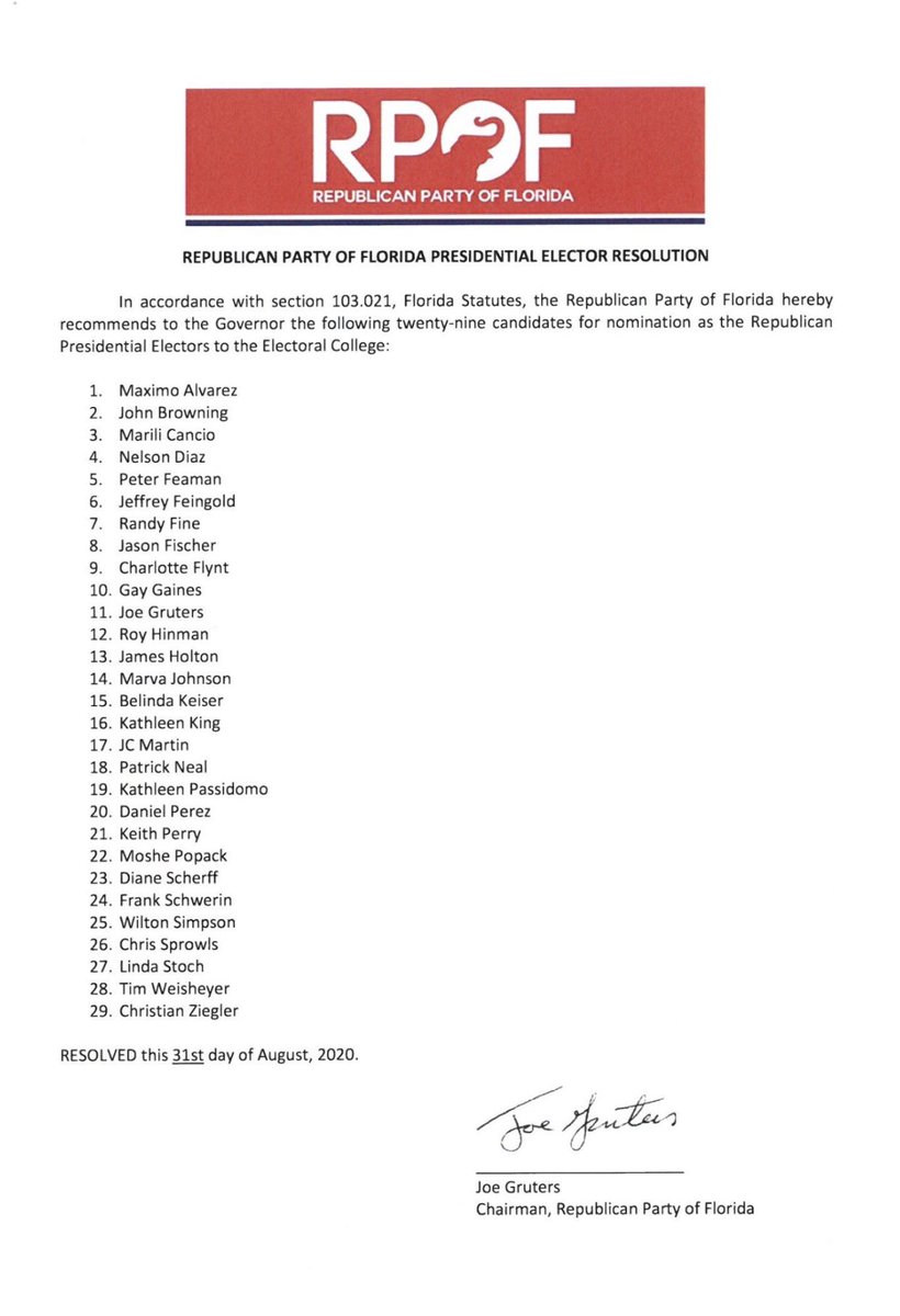 MariliCancio's tweet photo. I am proud to have been selected as 1 of FL’s 29 presidential electors. The road to the White House runs through FL, and I’m humbled to play a small part in re-electing #45 @POTUS @realDonaldTrump #FloridaRed #LatinosForTrump https://t.co/hdYzTC6YH1