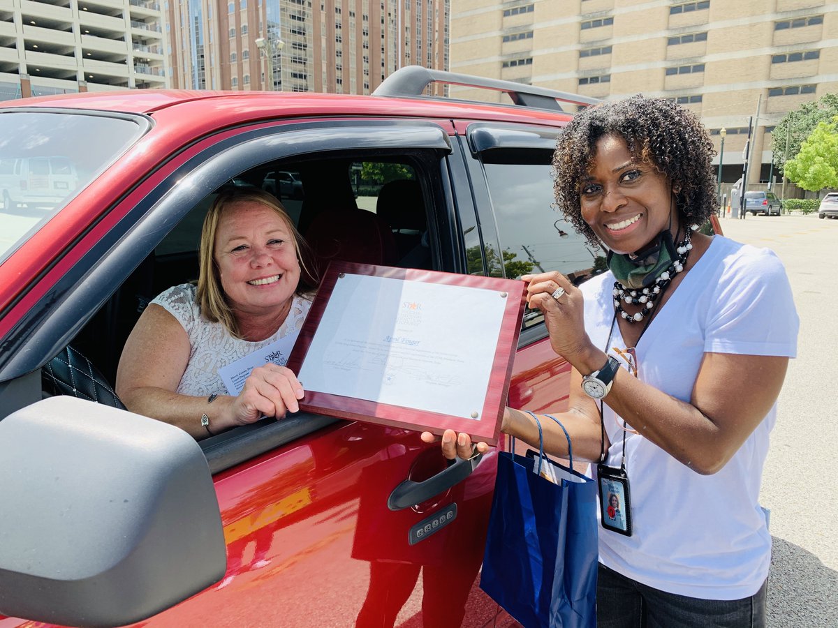 HCCSCD's tweet photo. Today we had 4 STAR DRUG COURT graduates, 2 early terminations, cars filled w/family &amp; friends &amp; LOTS of tears. It was hot, one client was 45 min late, a parking lot attendant tried to chase us out, but the smiles on the clients faces were worth it all!" #restoringhope #CSCDcares https://t.co/q0x76hinLH
