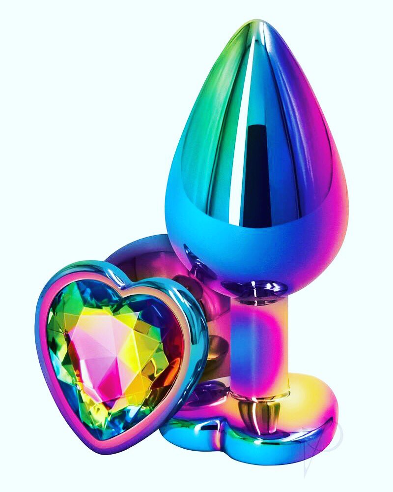 DICKSLIST's tweet photo. Rear Assets multicolor heart but plug. #rear #assets #butplug https://t.co/K0YhYWv9aa