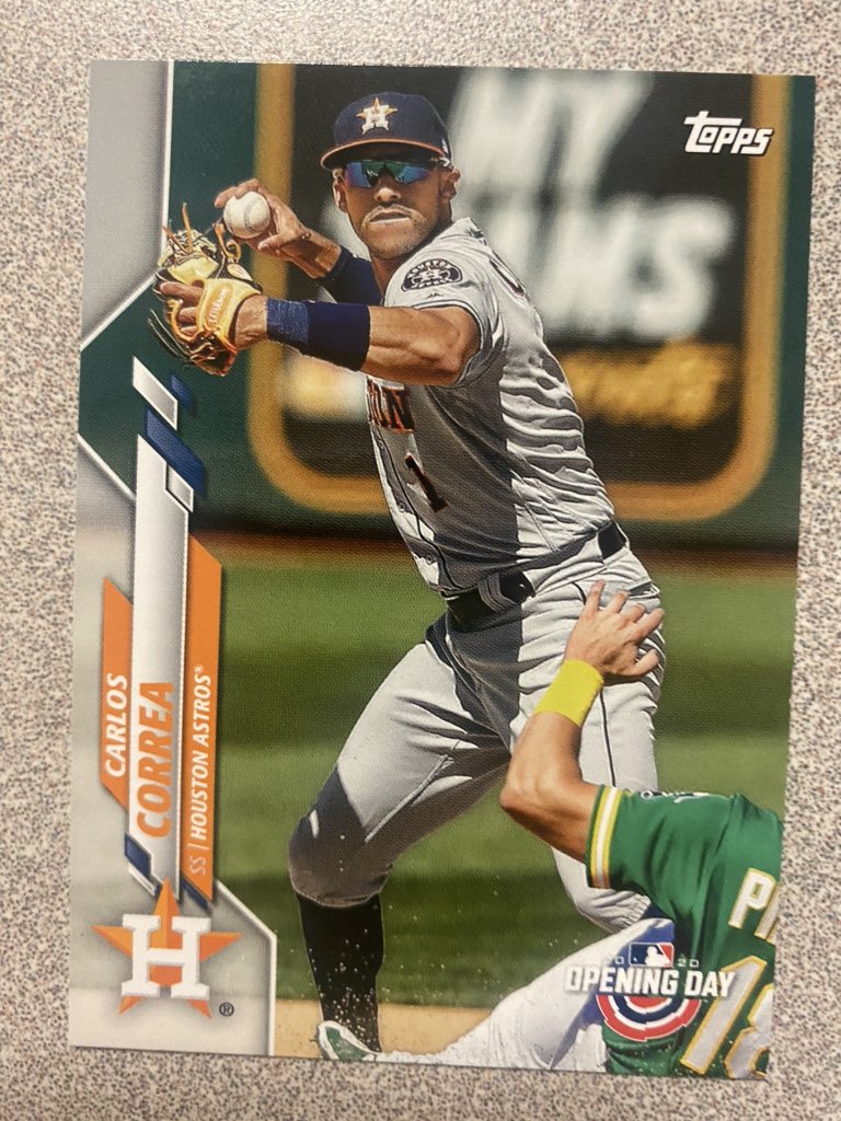AstrosAtoZ's tweet photo. #AstrosWinContest 21!  If the #Astros win, so does your favorite fan!

The winner will receive this Carlos Correa card!

To enter, just @ your favorite #Astros fan.  Your nominee gets two entries if you RT this. https://t.co/CSb7GtPnIT