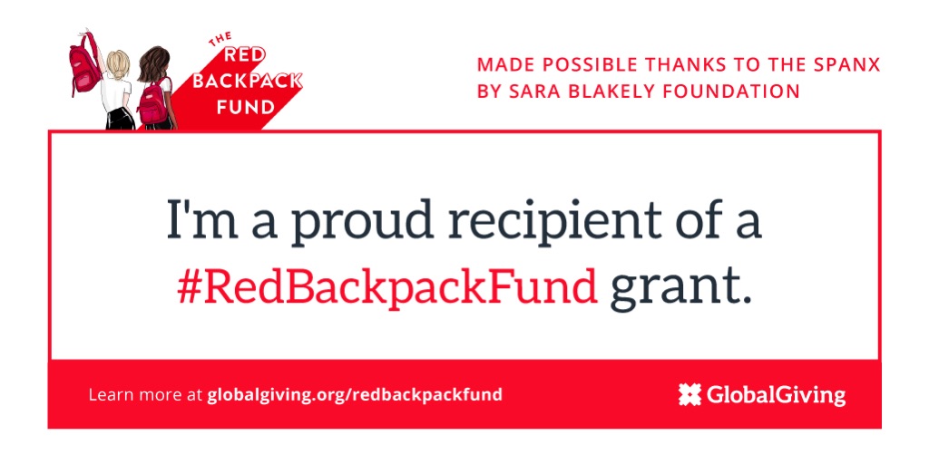 adaraspa's tweet photo. Just received an email from @GlobalGiving to let me know that I’m a #RedBackpackFund recipient—thank you Sara Blakely and @Spanx! This $5,000 grant will help #AdaraSpa to navigate through the turbulent financial times of a global pandemic. https://t.co/ZNYzrHXJPX