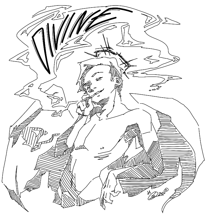 jddmmh's tweet photo. "My Ordinary Life" by @LivingTombstone got stuck in my head and possessed my hand to draw divine beings in my grittier style. It's not really NSFW but religious family/friends follow my main so I can't post these there.

#nsfw #nsfwart #nsfwartist https://t.co/BVh6uHG3LA