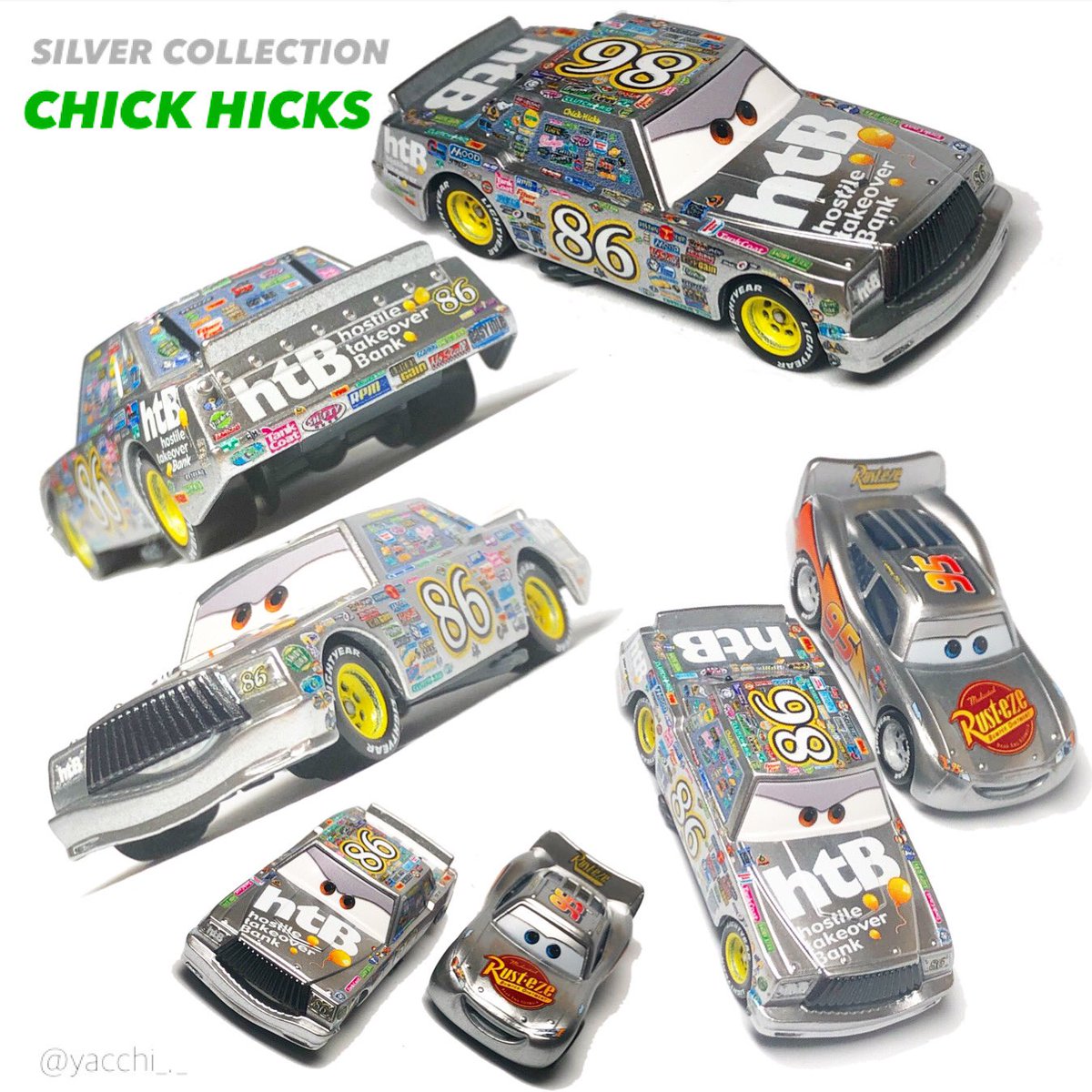 Mattel Cars SILVER COLLECTION CHICK HICKS #カーズ #チックヒックス