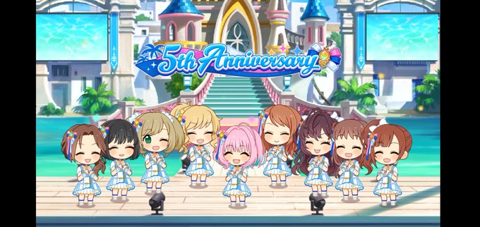デレステ5周年のtwitterイラスト検索結果 古い順