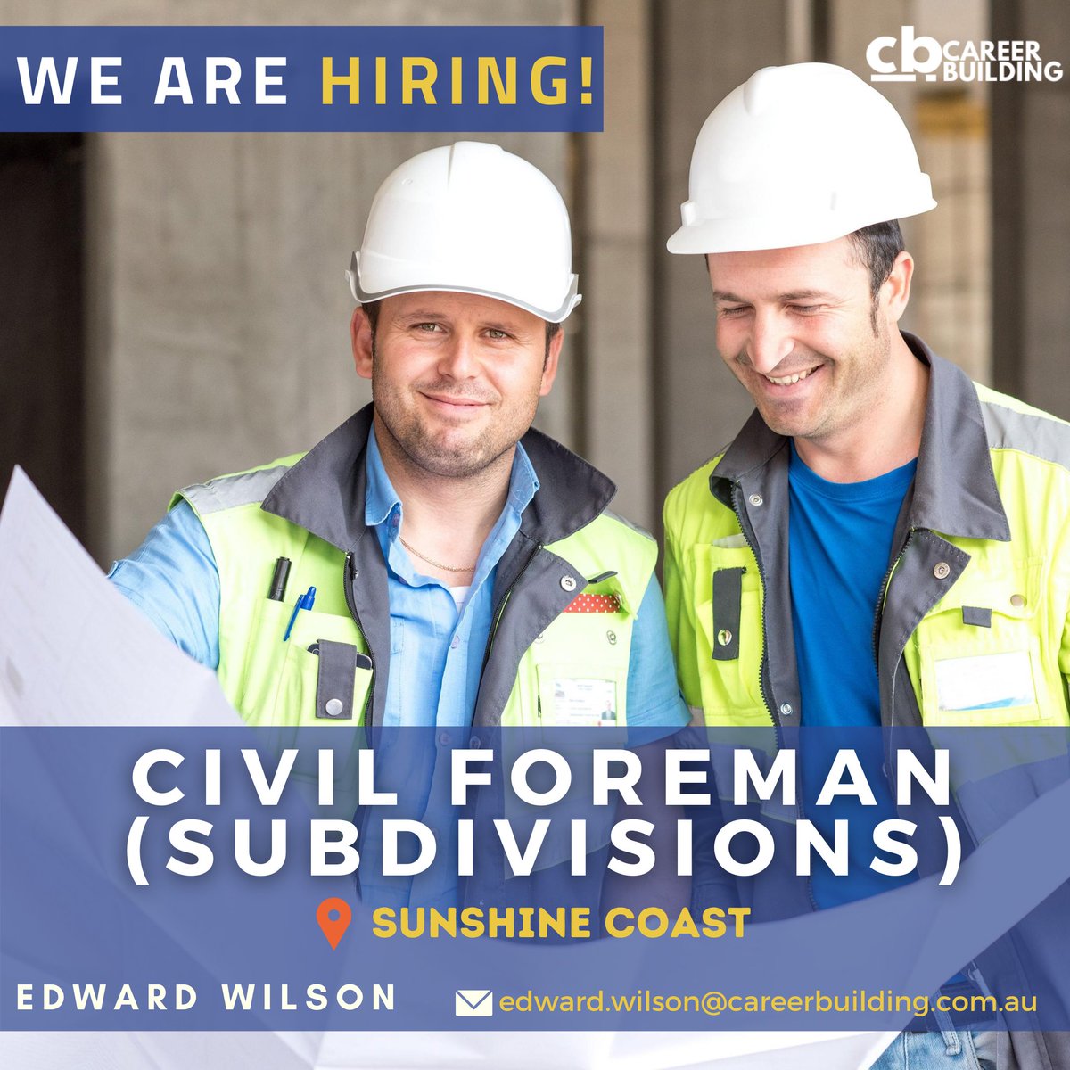 zondaAU's tweet image. New job opportunity! 📣

We are looking for a Civil Foreman (Subdivisions) on Sunshine Coast! 👷‍♀️👷‍♂️

For more information, kindly reach
Edward Wilson
💬 edward.wilson@careerbuilding.com.au

#aussieengineers #civilforeman #foreman #construction #sunshinecoast #jobseekers #JobSearch