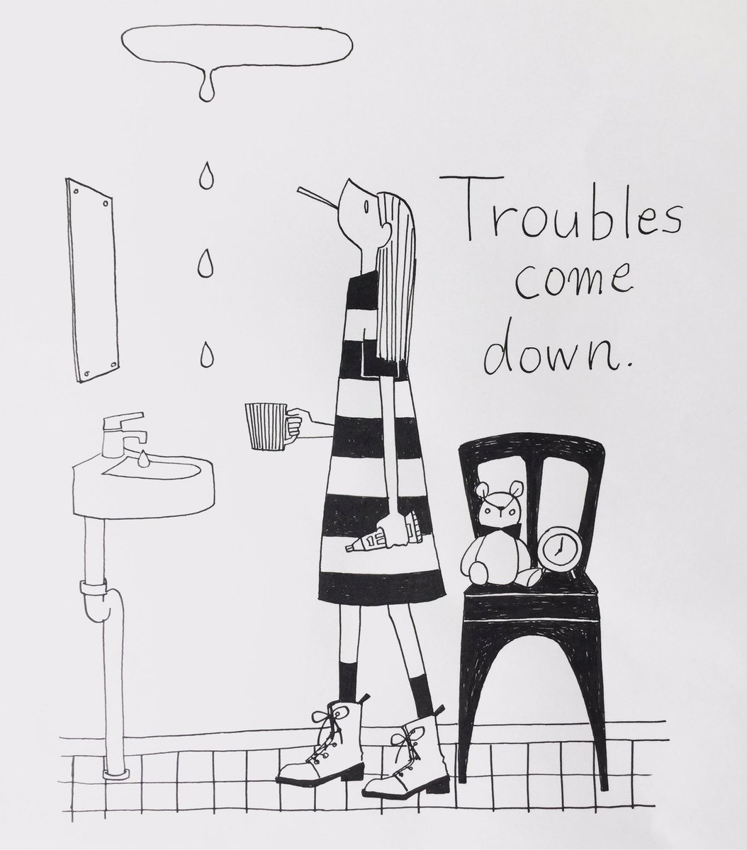 Coco Troubles Come Down イラスト イラスト好きな人と繋がりたい イラストレーション お絵かき お絵描き好きさんと繋がりたい いらすと ペン画 Illustration Illust Art Artwork Draw Drawing 線画 線画イラスト T Co Po2u7nac7h