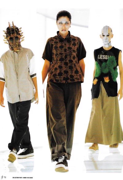 やっぱ90年代のファッションは尖ってるわ。Undercover: SS1996 `Under The Cover'. 