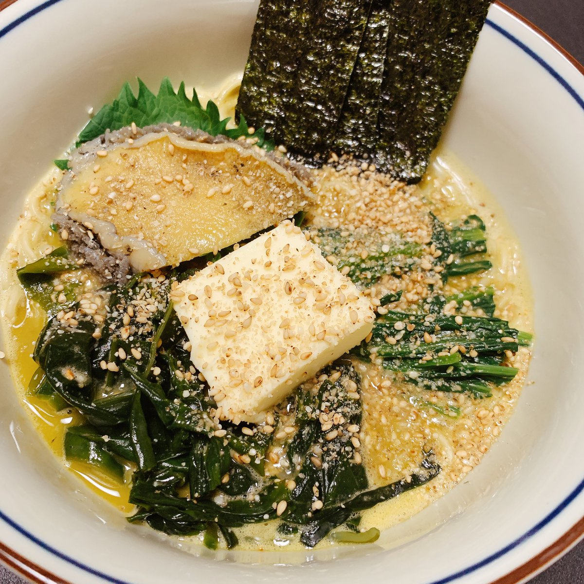 あわび肝醤油らぁ麺 Twitter Search