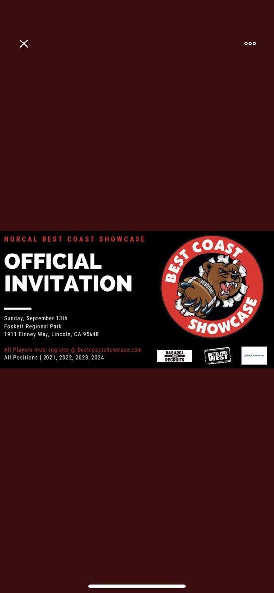 Appreciate the invite <a href="/BestCoastCamps/">Best Coast Showcase</a> @coachtindy <a href="/CoachTTMP/">5 ⭐ Coach T Dubb TMP 🏁 🐐</a>