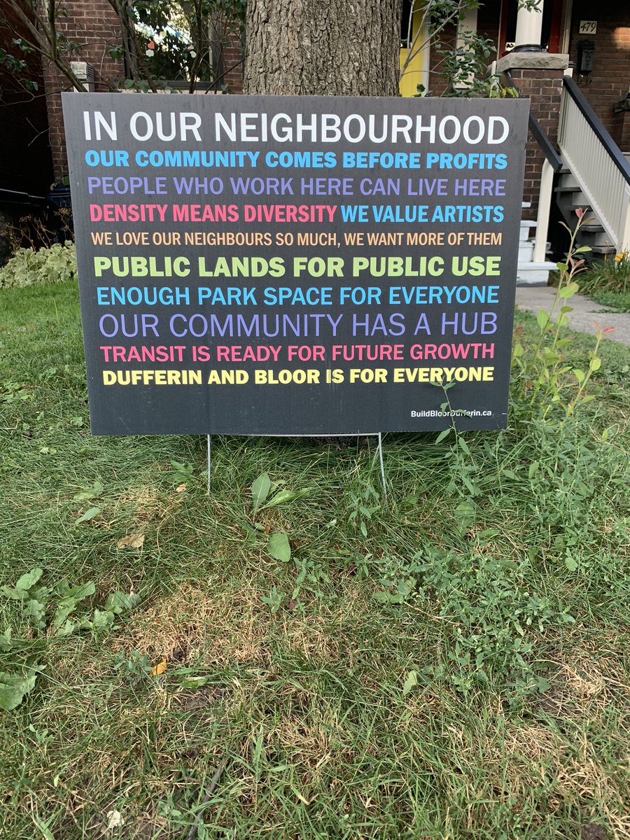 Just a friendly reminder of what our #Bloordale and #Bloorcourt communities are all about.