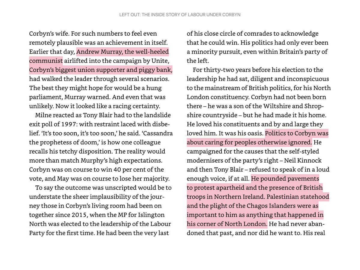 In ‘Left Out...’ Pogrund and Maguire tell on themselves in every other paragraph. They see politics as a game to be played and are baffled that Corbyn sees it as something else.