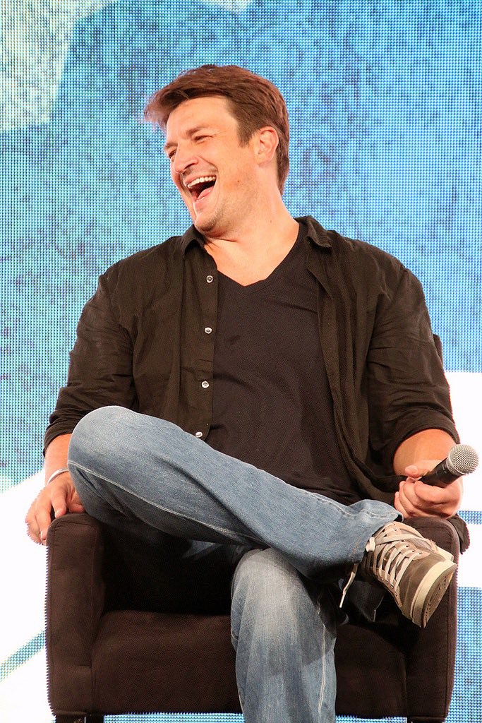 #FillionPicOfTheDay #NathanFillion ❤#DeathByFillion #Laughing 😱😜😚 🔥🔥  👍🏻👍🏻👍🏻  😜 🙏🏻😜😜😜😍🚑🚑🚑🚑😜😜 🚿🚿 🚿🚿