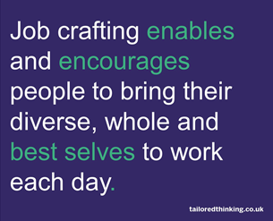 Great session with <a href="/BakerRJM/">Rob Baker</a> from <a href="/Tailoredthink/">Tailored Thinking</a> discussing the concept of #JobCrafting and ways we can all experiment with how to personalise our jobs. #FutureWorkSummit