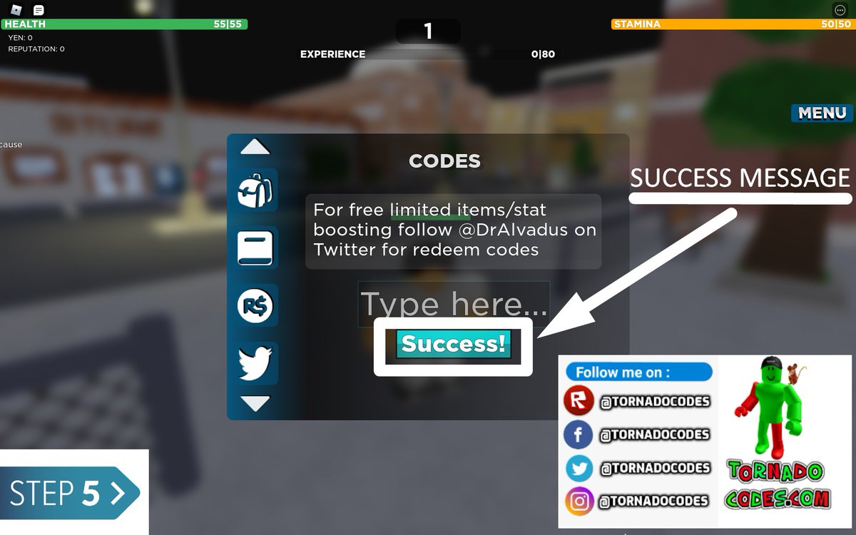 Tornado Codes Tornadocodes Twitter - alchemist boss spawning area roblox