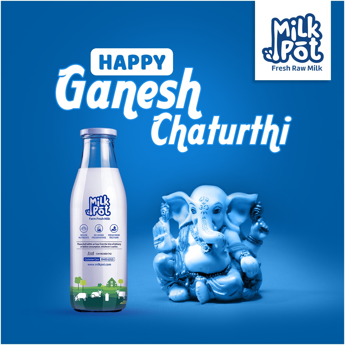 On the happy occasion of Ganesh Chaturthi, Milkpot wishes that good fortune may always be on your side. Special offerings and  purifying quality of milk adds extra significance in this festival season.

#milk #milkpot #farmfreshmilk #freshmilk #imagination #butterfly #puremilk