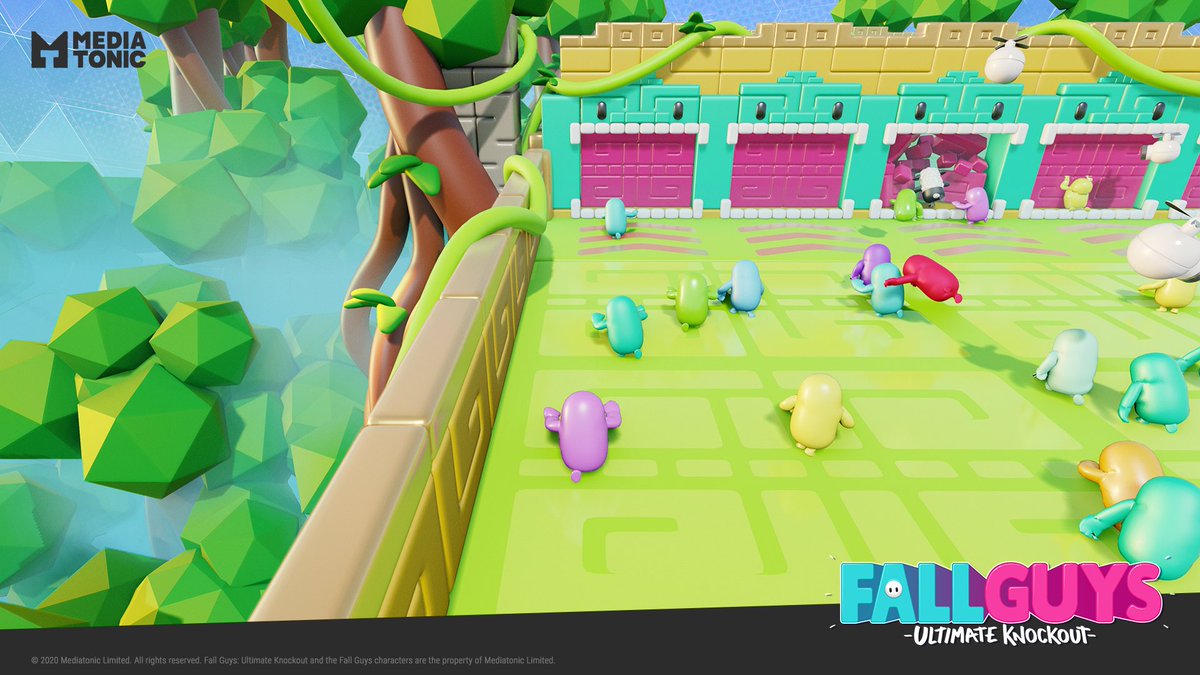 Here the background serves as an actual background, and the playable space is the main point of focus. It’s easy to fall in to the trap of over-designing everything. When feeding back on each other’s work we often find ‘Less is more’