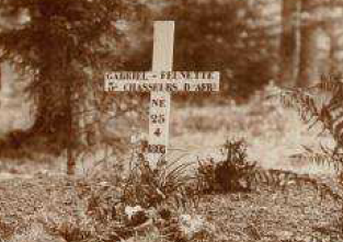 By the time they took their place in the main column the avant-garde had run into the German 12ID, who were then joined by the 11ID from the E and the calamitous battle had begun. Gabriel was one of 365 Chassuers d’Afrique to be KIA that day.