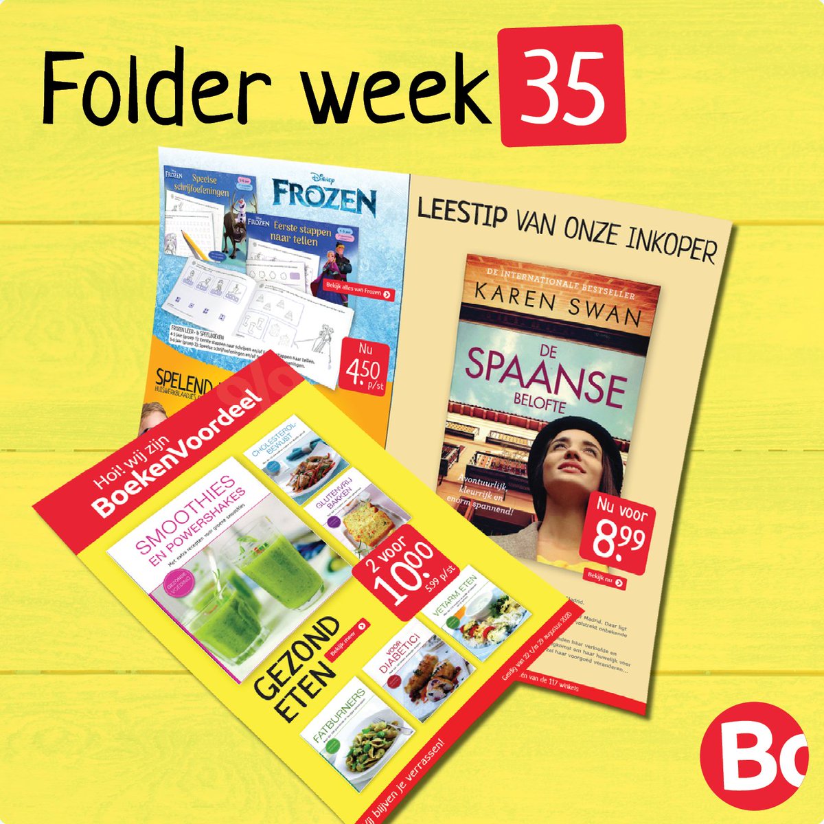 Bekijk de folder van week 35 op onze website. Deze week: diverse dvd en blu-ray boxen tot 50% korting. En nieuwe titels ‘gezond koken’ zoals vetarm eten, cholesterol bewust en nog meer, nu 2 voor € 10.00 en nieuwe hobby series!

Bekijk hem hier: ow.ly/hsuQ50B5wJG