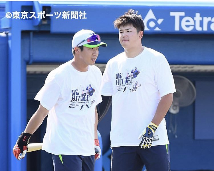 ヤクルトスワローズ 小川 ノーヒットノーラン ユニフォーム ノーヒット