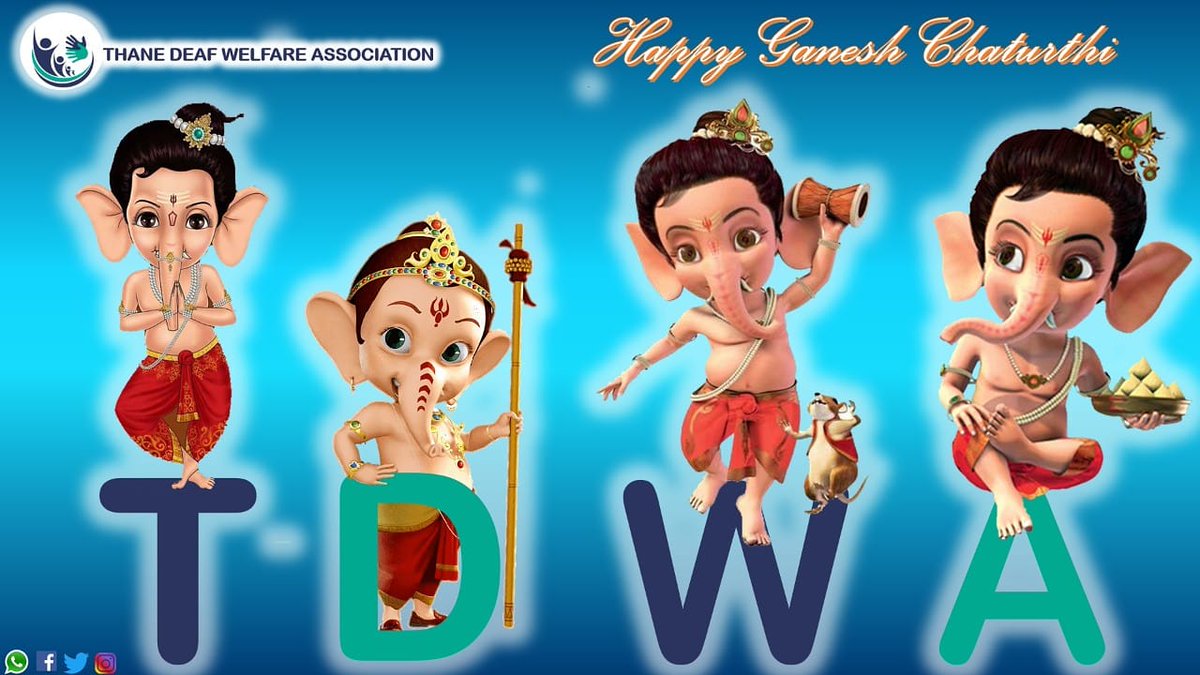 TDWAThane's tweet photo. HAPPY GANESH CHATURTHI https://t.co/7i2G3Dpwdu