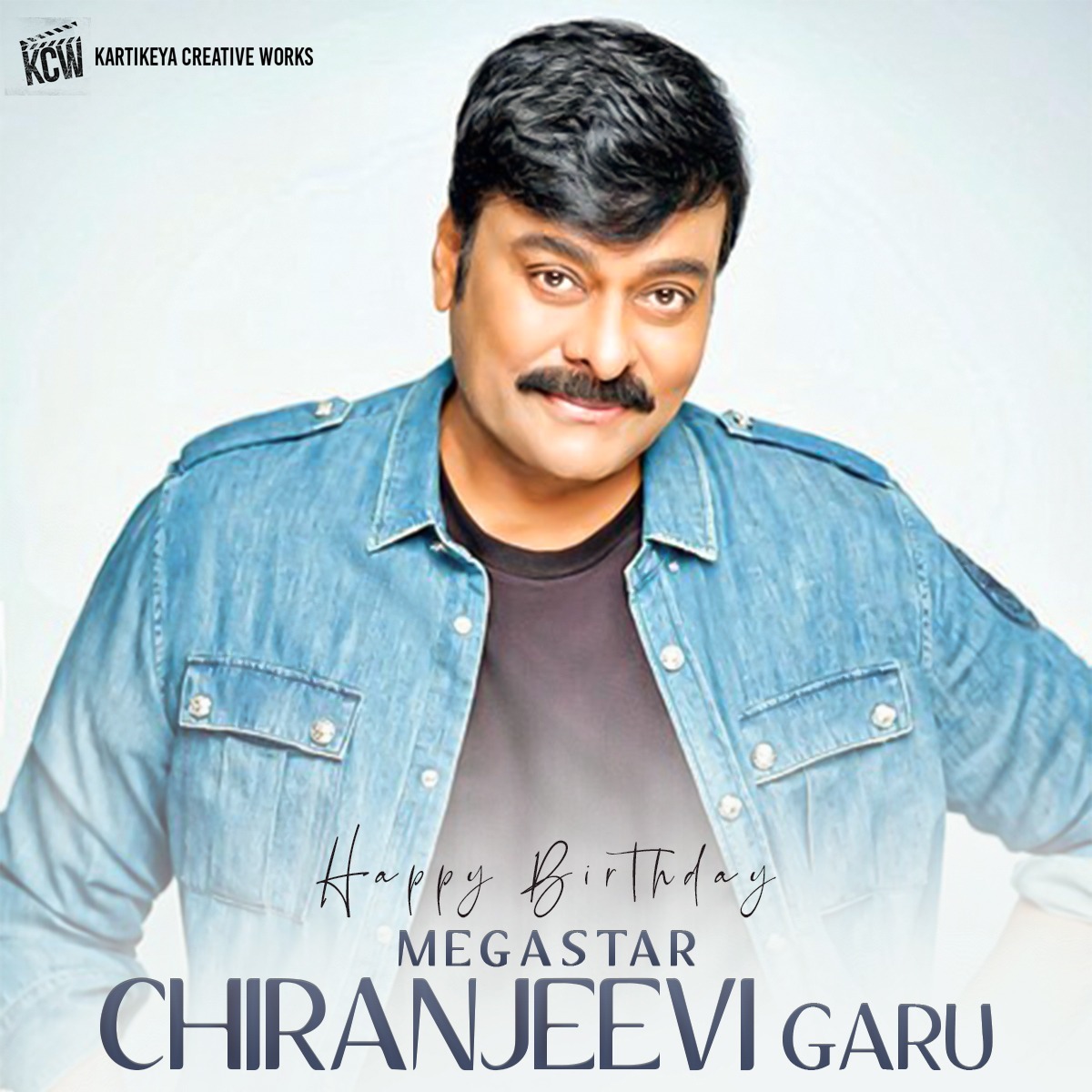 Join us in wishing the BOSS of the Cinema, Shri MEGASTAR @KChiruTweets garu a very Happy Birthday. Wishing good health & a phenomenal success for all the upcoming projects Sir. #HBDMegastarChiranjeevi