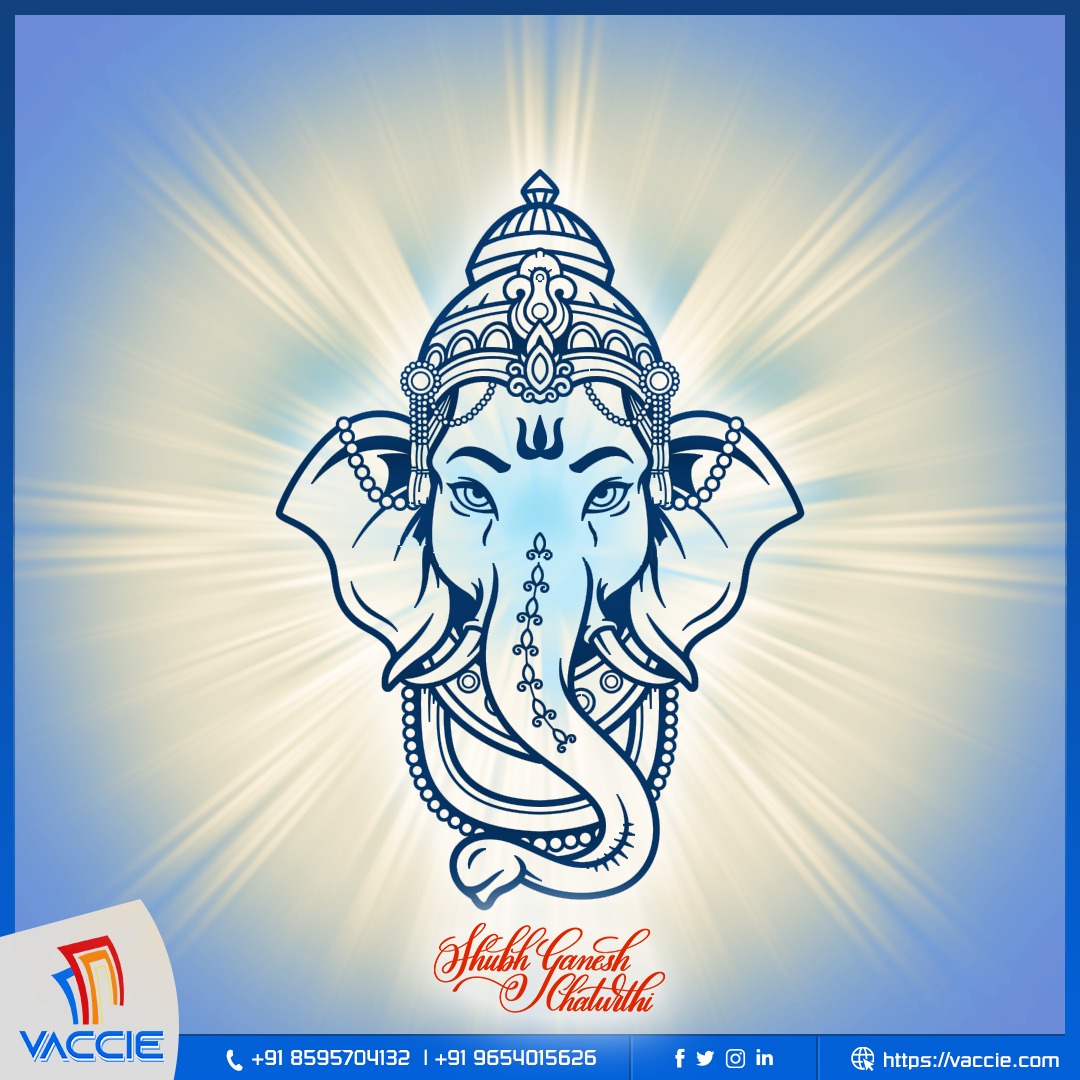 VaccieG's tweet photo. #ganeshchathurthi, Another day to seek the blessings of the deity.
Lord Ganesha is also known as Ekdanta 
In a fit of anger, Parashurama cut off Ganesha's tooth with his axe!
#HappyGaneshChaturthi 
#LordGanesha #GaneshChaturthi2020 #VaccieGroup #Vaccie https://t.co/aBpkZPst2Z