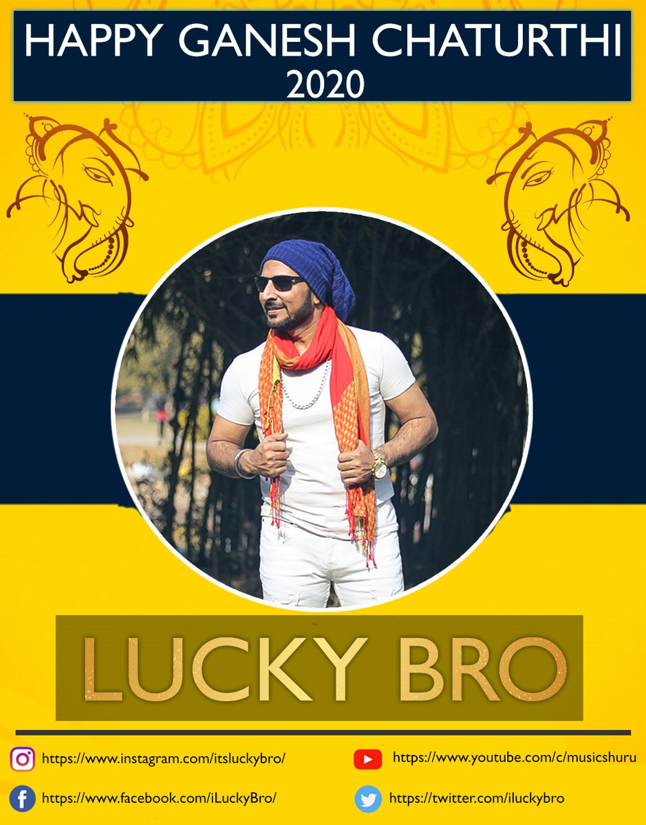 iLuckyBro's tweet photo. Happy Ganesh Chaturthi to all of you
.
LUCKY BRO https://t.co/Ht0n2qQStV