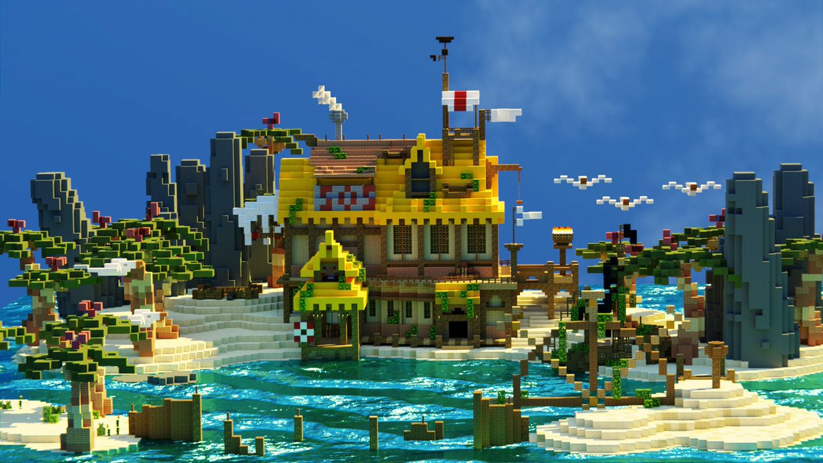 atsnobuilds's tweet photo. 🏖️Barnacle Bay, inspired by "Stranded", Leonardo Schmidt.

🛠️Built on: @BuildersRefuge 

📸Render: @Vnikus_Builds https://t.co/GstTZInjyn