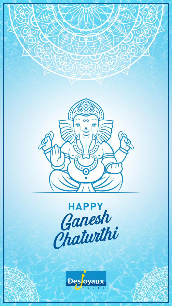 DesjoyauxI's tweet photo. Wishing you all a very happy lord Ganesh Festival 
#LordGanesh #lordganesha #festival #festivalsofindia 
#Ganeshotsav2020 #India #DesjoyauxPools https://t.co/4esWcgkmvy
