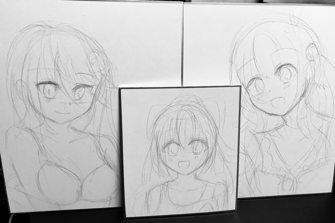 エアじゃぶに間に合いませんでしたが、
色紙第二弾頒布します〜
Boothからどうぞ!
一点ものなのでお早めに〜
※実際はペン入れ彩色したものになります 