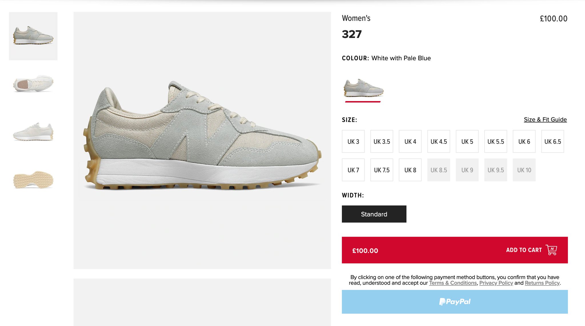 new balance 327 undyed uk