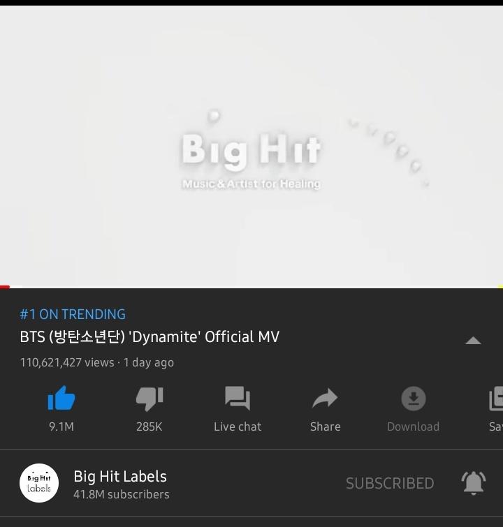 i& #39;ll keep streaming till this gets 200M views, i& #39;ll be having my online class next week, so might as well stream until i can.   #Dynamite200M