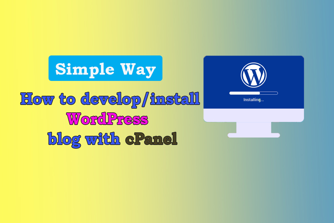 webdatatips's tweet image. Easy way How to develop/install a WordPress blog with cPanel, rb.gy/y69bv1