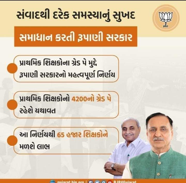 NBhatasana's tweet photo. #4200Gujarat_નીતિવિષયક_નિર્ણય

સરકાર આનો જવાબ આપે,
શિક્ષણ વિભાગ અને લોકલ ફંડ વચ્ચેના સંકલનના અભાવે શું શિક્ષકોની બલી ચઢાવાની? https://t.co/9rIID38FZ5