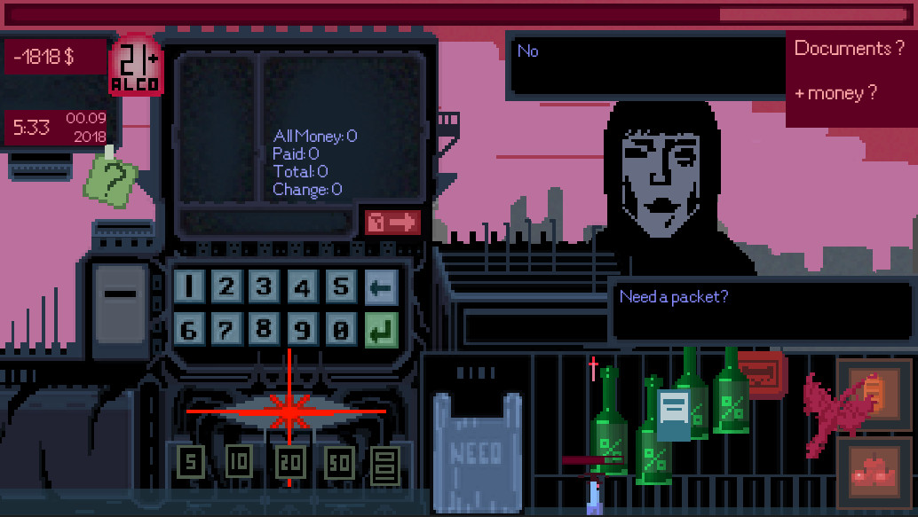ConsoleMonster's tweet photo. #MiniReview: The wonderfully strange #NeedAPacket is a surreal look into how a dull job and bleak world can slowly break a person. With an ugliness outside, and loneliness inside, Need A Packet is an extremely weird game worth checking out. #review #ps4 #gaming https://t.co/XKJ0vEFlmN