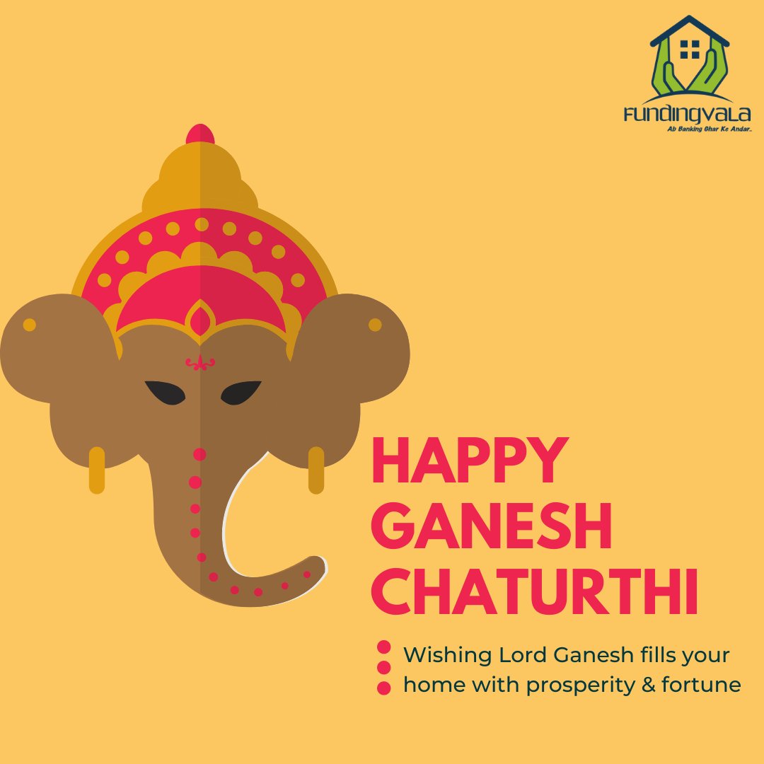Fundingvala's tweet photo. #GANPATIBAPPAMORYA #GANESHCHATURTHI #HAPPY #FESTIVAL #FUNDINGVALA https://t.co/OQXxCF8oxD