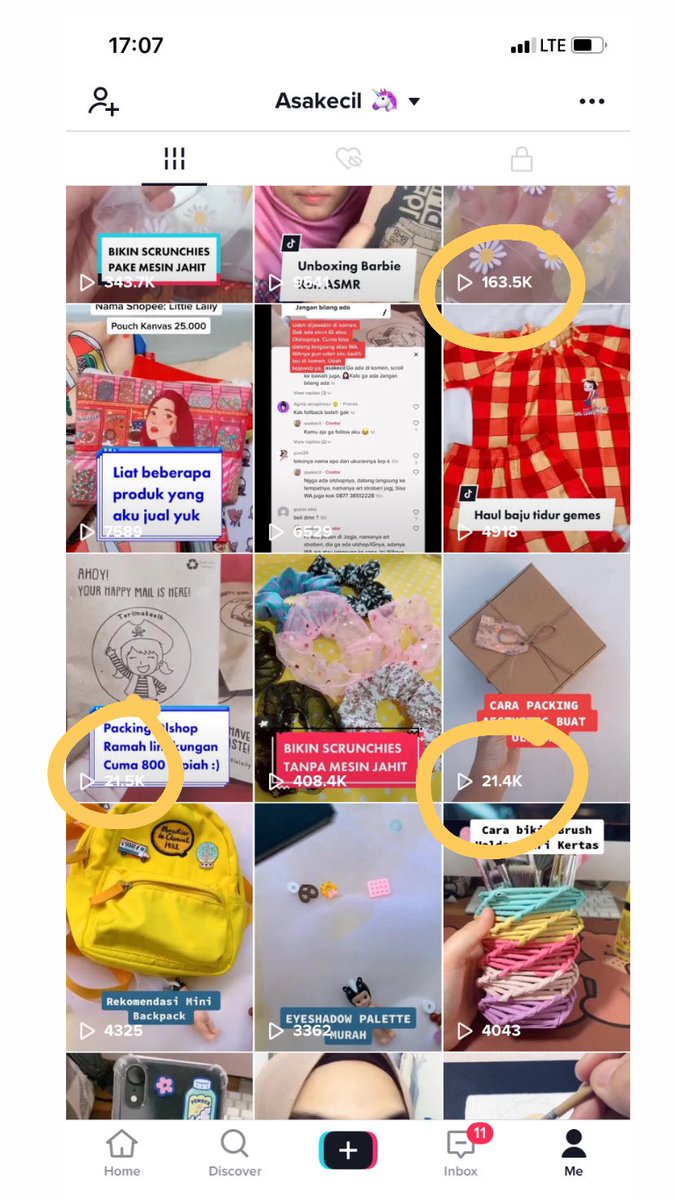 Sebelumnya, jgn lupa set akun TikTok kalian ke akun Bisnis.Pasang Linktree/link Shopee kalian di bio.Liat views yg aku lingari kuning, orang2 di TikTok suka liat video2 sejenis ini.Efek dr views banyak adalah orang berkunjung ke page Shopee kalian dan kemungkinan check out.