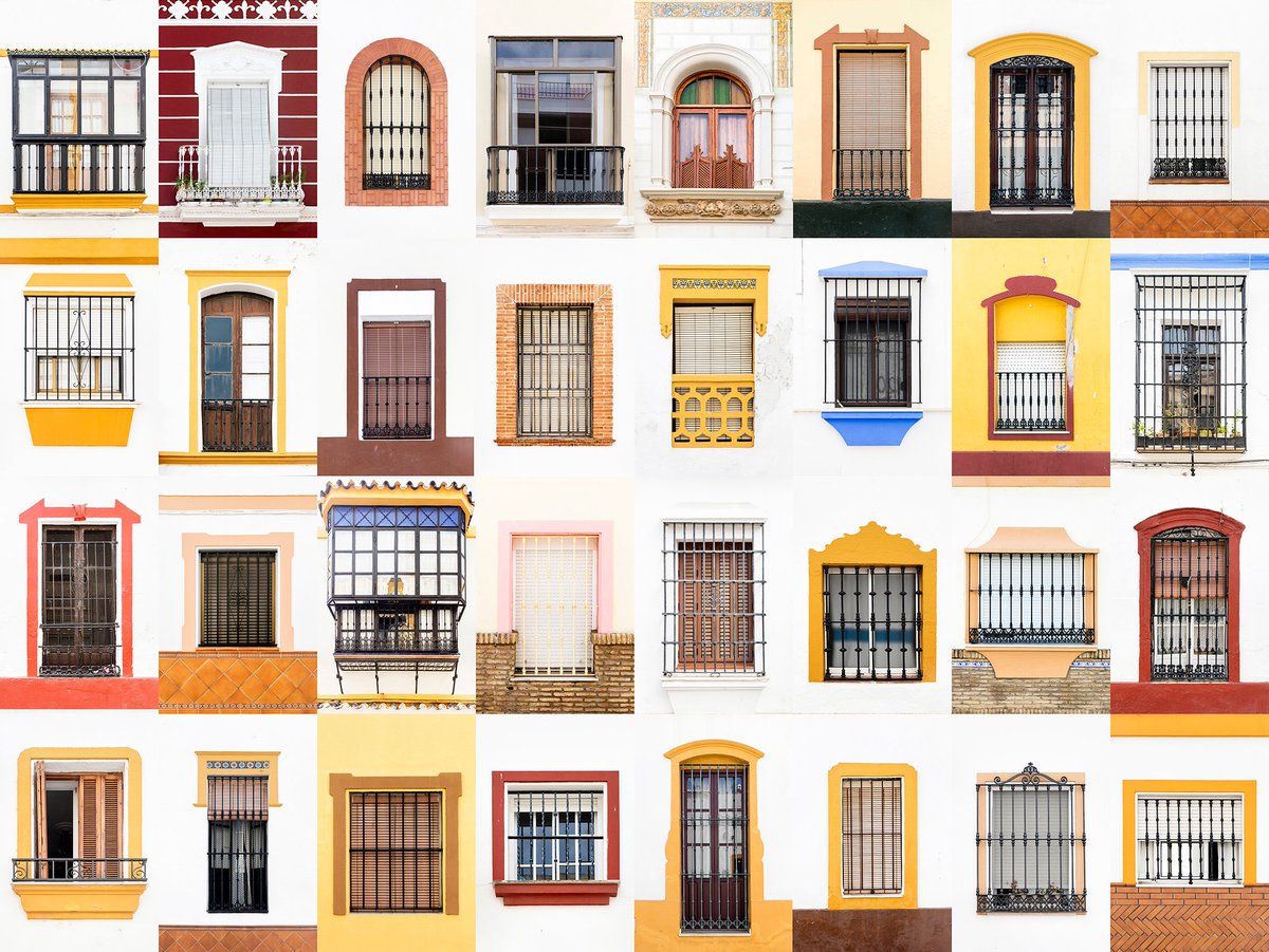 16. Windows of Ayamonte, Spain